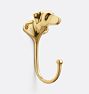 Cast Brass Dog Hook