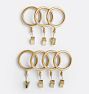 Drapery Curtain Ring Set