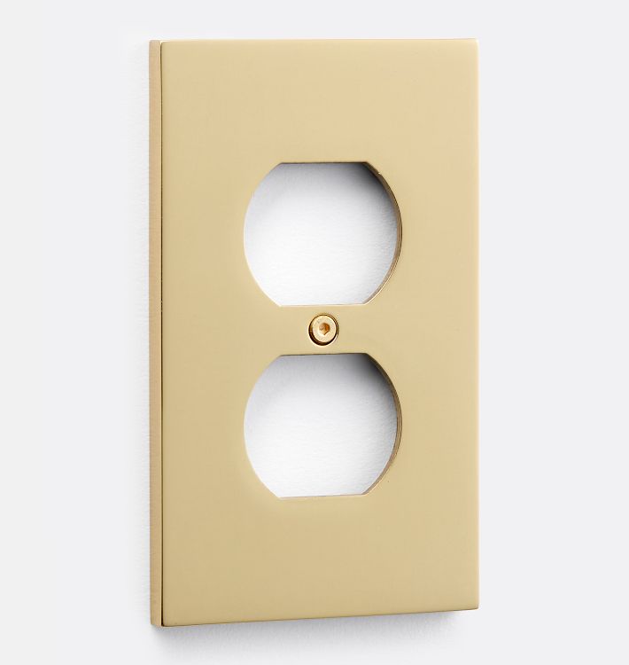 Fenton Single Duplex Switchplate
