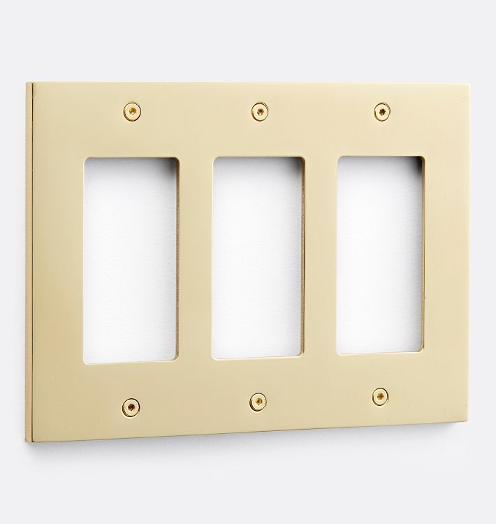 Fenton Triple GFCI Switchplate