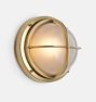 Seabeck 9&quot; Dome-Caged Round Bulkhead Sconce