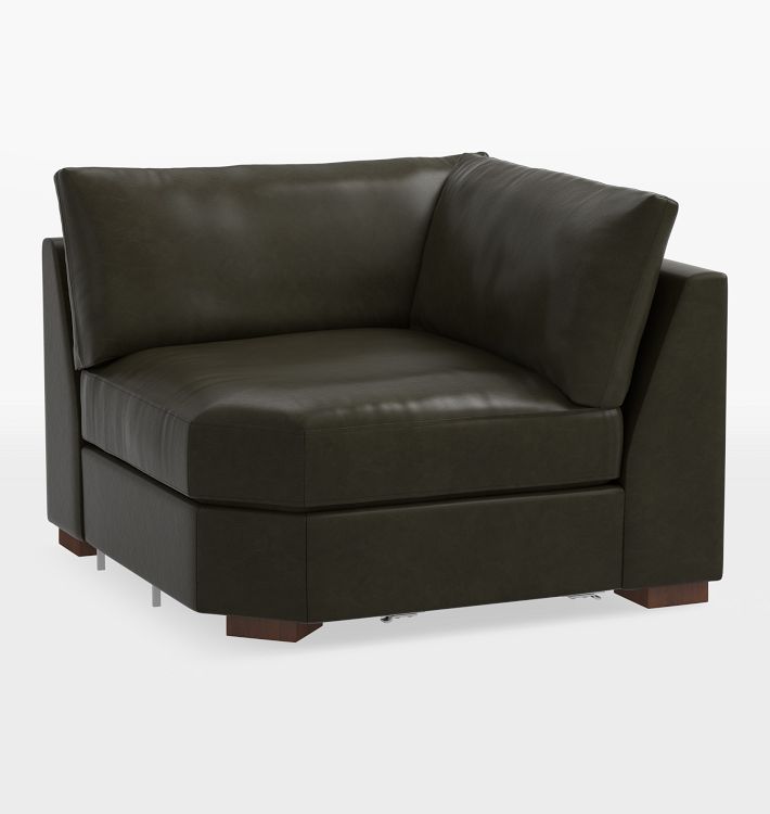Sublimity Leather Wedge Corner Sectional Component