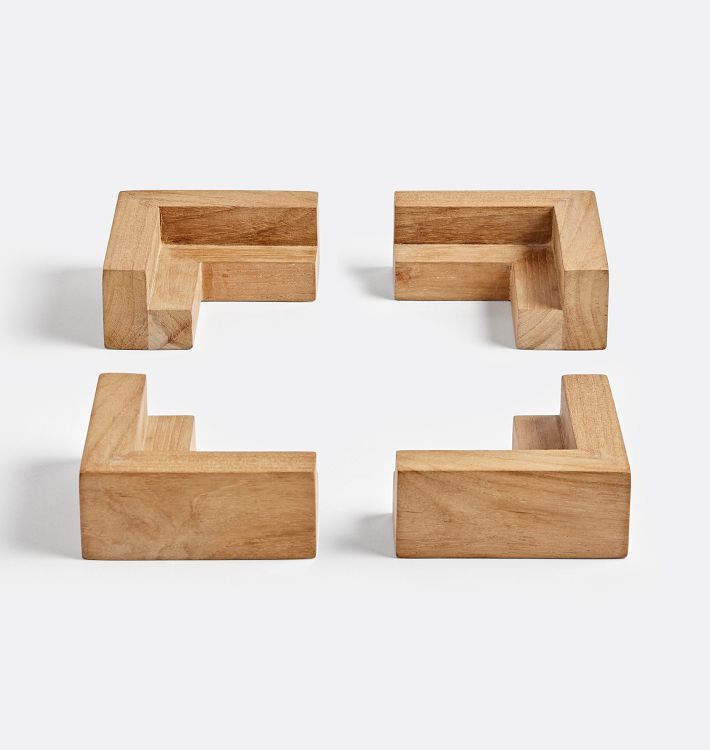 Teak Planter Feet