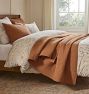 Pick-Stitch Cotton Quilt &amp; Shams