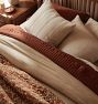 Stitched Belgian Linen Quilt &amp; Shams