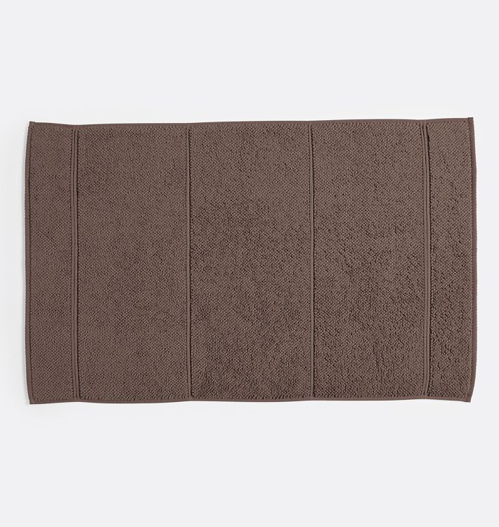 Organic Cotton Bath Mat, Espresso