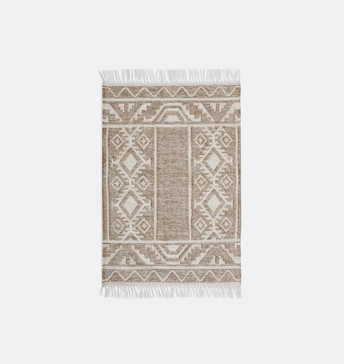 OPEN BOX: Connoll Indoor/Outdoor Flatweave Rug, 2" x 3" - Fossil