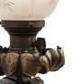 Extraordinary Antique Classical Revival Sconce in Weighty Cast Bronze