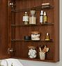Verona Walnut Surface Mount Medicine Cabinet