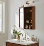 Verona Walnut Surface Mount Medicine Cabinet