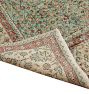 Vintage Turkish Hand-Knotted Rug in Sage and Red, 8'x11'