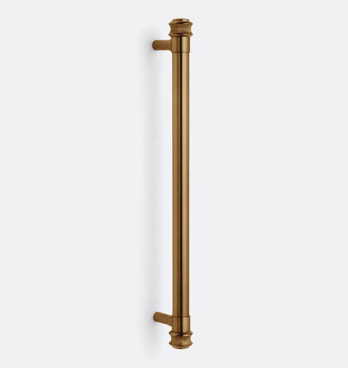 Rigdon Appliance Pull, 12" - Heritage Brass