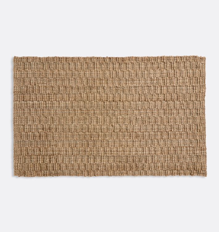 OPEN BOX: Geometric Looped Jute Doormat, 30" x 48" - Natural