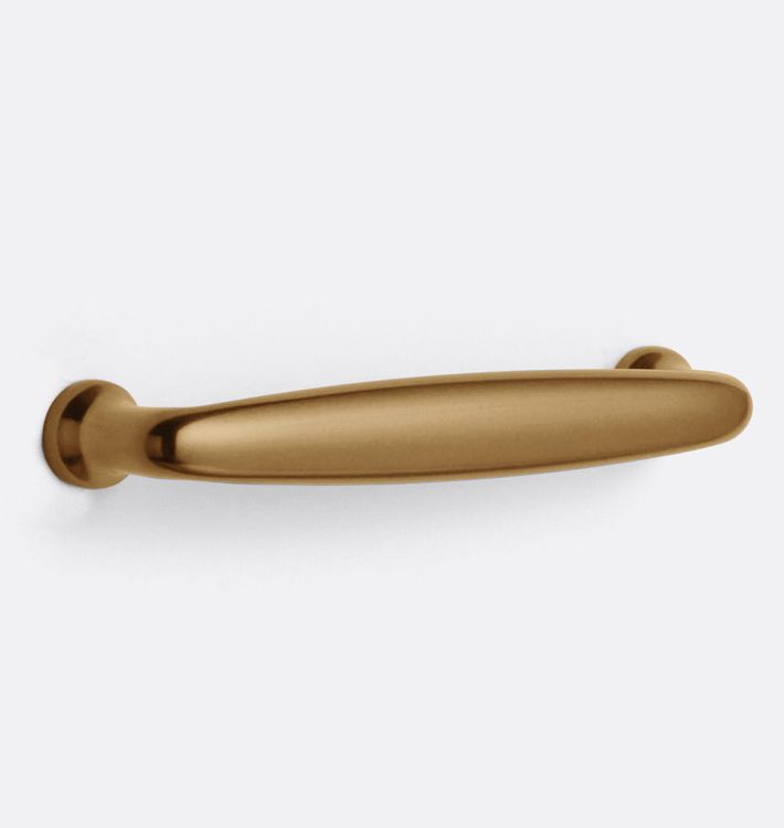 Claybourne Drawer Pull, 4" - Heritage Brass