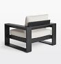 Polson Metal Outdoor Lounge Chair