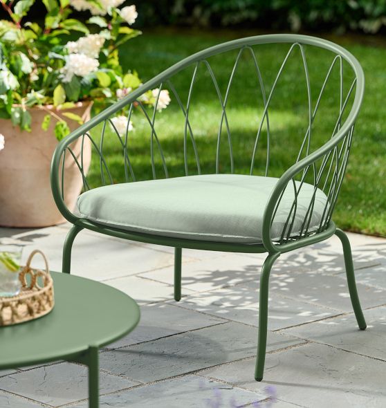 Arnold Outdoor Lounge Chair with Cushions Rejuvenation