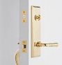 Coleman Traditional Lever Exterior Door Hardware Tube Latch Set