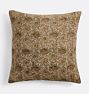 Botanical Block Print Pillow Cover