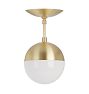 Palo Alto Semi-Flush Mount, 6&quot; Shade