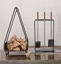 Modernist Fireplace Log Holder