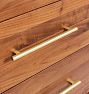 Hosford Walnut 63&quot; 6-Drawer Dresser