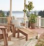 Vaughn Teak Outdoor Adirondack Ottoman