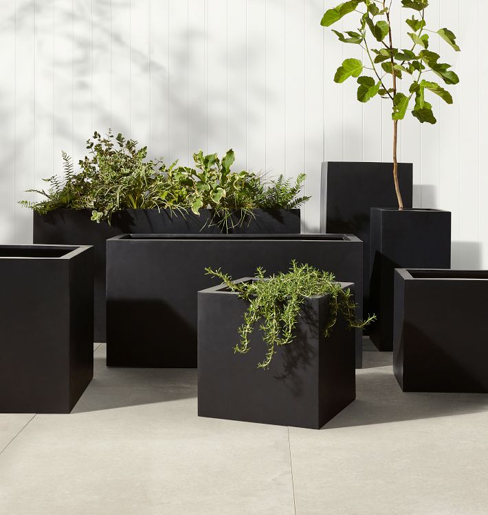 Modern Fibrestone Rectangle Planters