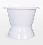 Cromwell Cast Iron Double Roll Tub
