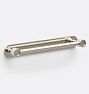 Perles Drawer Pull with Rounded Rectangle Backplate