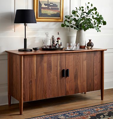 Shaw Walnut Sideboard Timeless Mid Century Design Rejuvenation