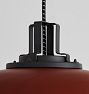 Butte 22&quot; Dome Pendant, Oil-Rubbed Bronze Fitter