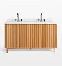 Willow 60&quot; Teak Double Vanity