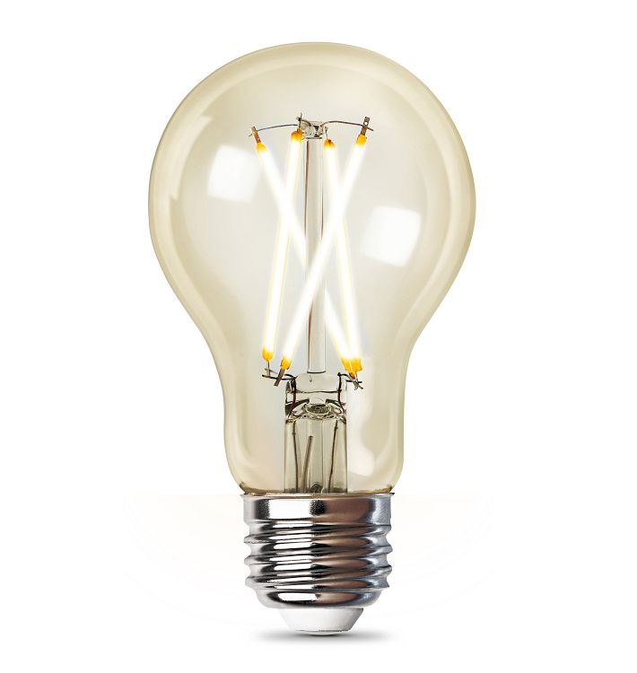 FEIT LED Filament Smart Alexa A19 Clear 9W 60We Bulb