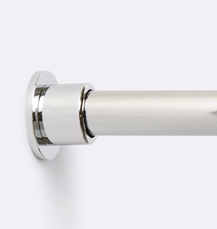 Modern Shower Curtain Rod and Brackets Rejuvenation