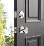 Richmond Round Interior Door Hardware Tube Latch Set With Knob