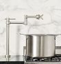 West Slope Cross Handle Deck Mount Pot Filler