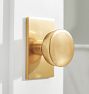 Tumalo Rectangular Interior Door Hardware Tube Latch Set With Knob