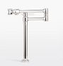 West Slope Cross Handle Deck Mount Pot Filler
