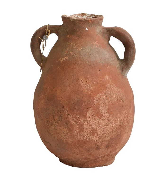 Vintage Turkish Terra Cotta Extra Large Storage Vessel