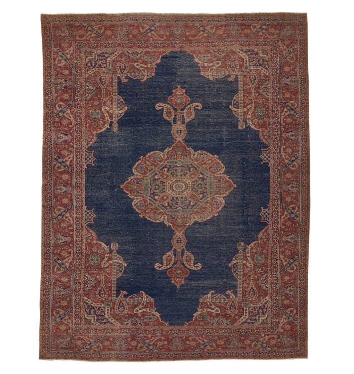 Vintage Hand Knotted Turkish Rug, approx. 9' x 11'