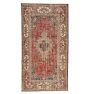 Vintage Hand Knotted Turkish Rug, approx. 4' x 7'