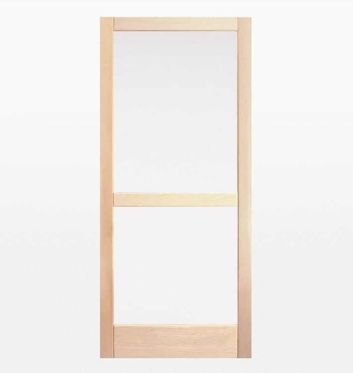 Fir Screen Door with Mid Bar