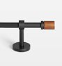 3/4" Hillcrest Brass Drapery Rod, 28"- 48" - Oil-Rubbed Bronze