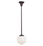 Vintage Art Deco Pendant with Stepped Hexagonal Shade