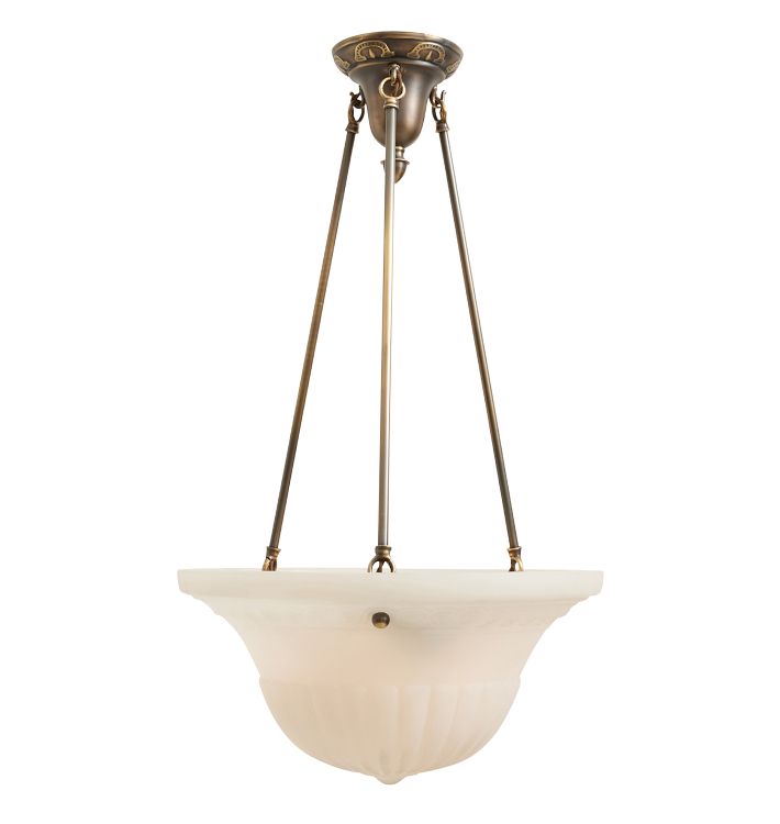 Vintage Chandelier Bowl Classical Revival