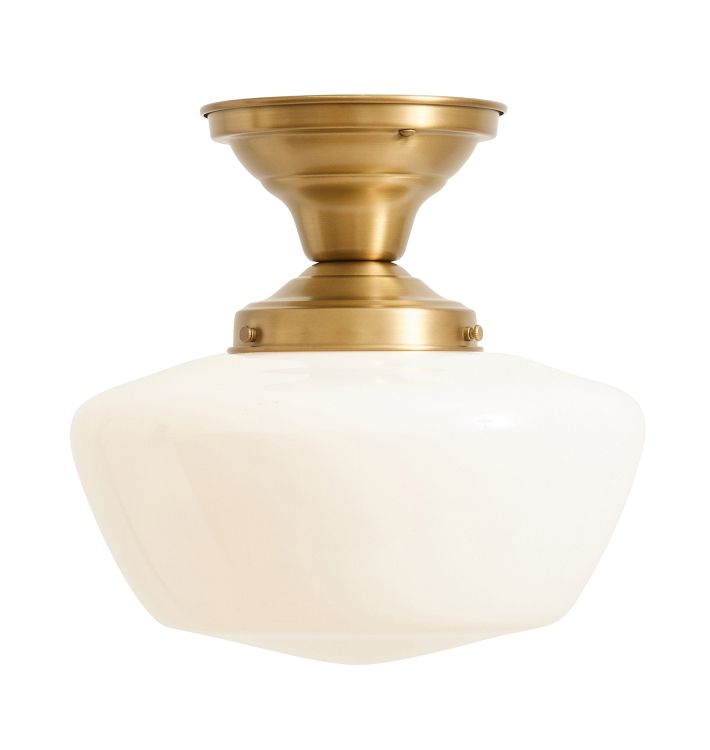Vintage Flush Mount w/ A&V Shade