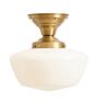 Vintage Flush Mount w/ A&V Shade
