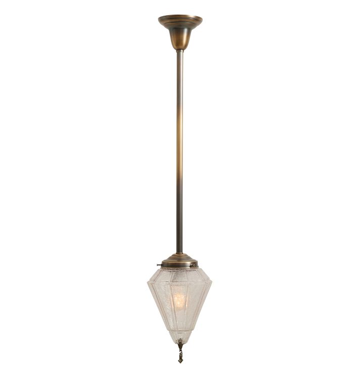 Vintage Pendant Rosscity With A&V Shade