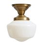 Vintage Flush Mount With A&V Shade