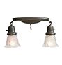 Vintage Flush Mount 2 Light Classical Revival